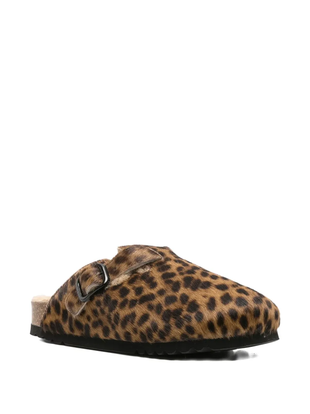 Scholl Fae leopard-print buckle mules | Flat Mules | Image 2