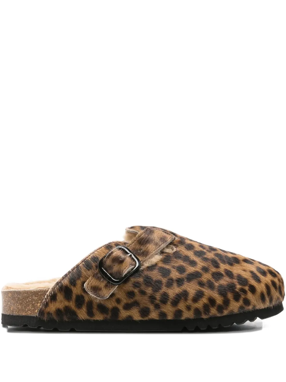 Scholl Fae leopard-print buckle mules | Brown | Image 1
