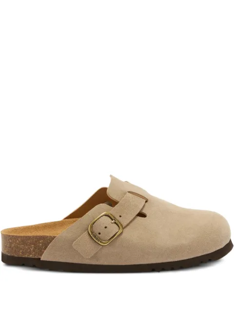 Scholl mules con correa y hebilla