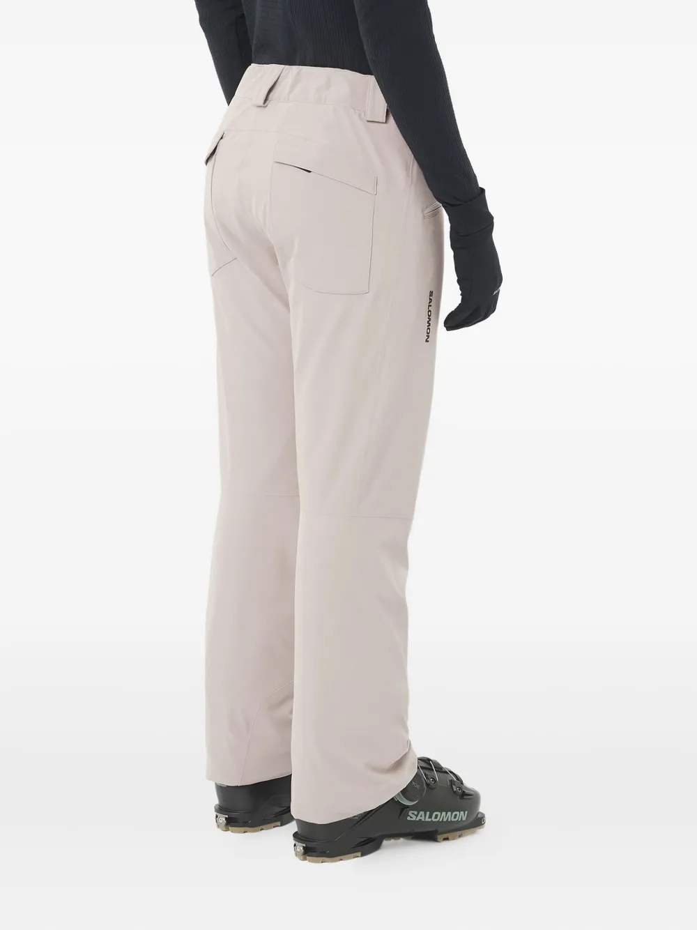 Salomon Edge Zip-pockets Ski Trousers In Neutral