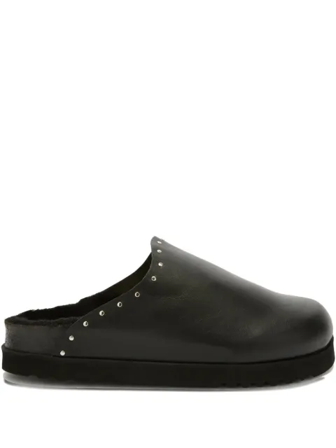 Scholl studded-embellishment mules