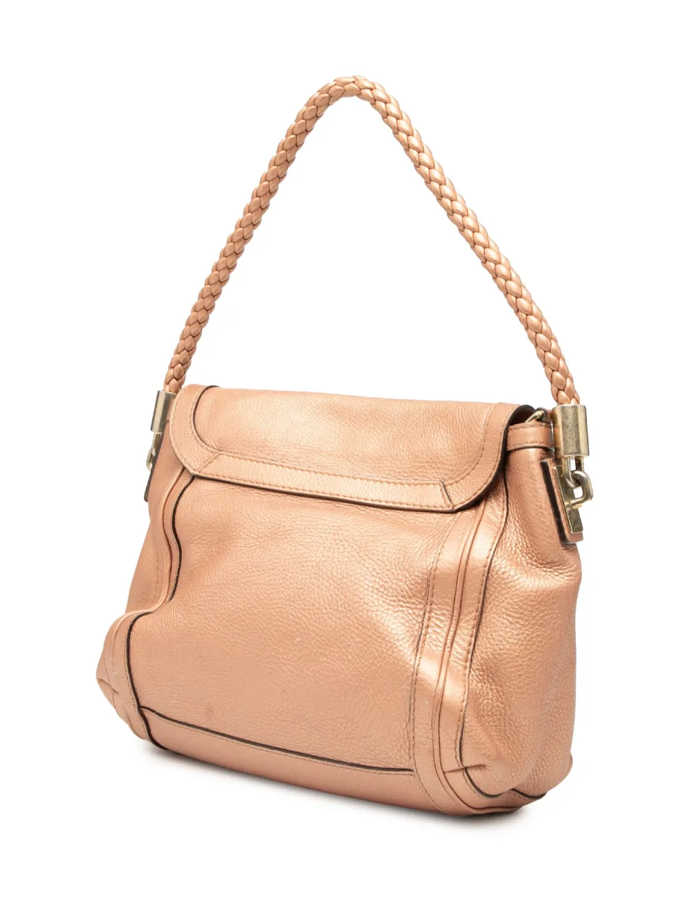 Pre-owned Gucci 2000-2015 Leather Bella Satchel In Brown