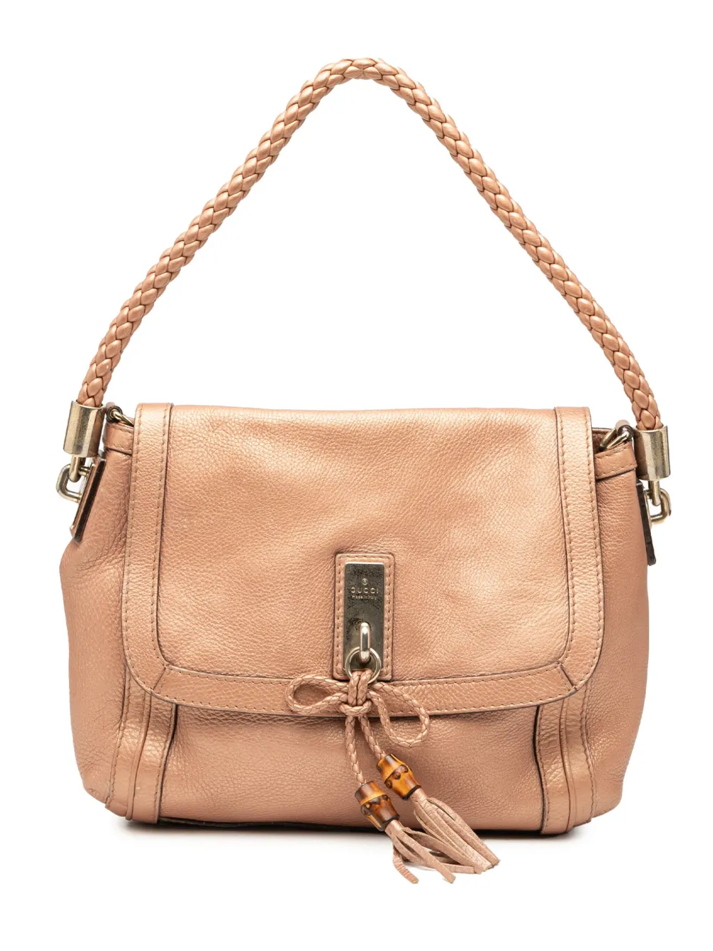 Gucci Pre-Owned 2000-2015 レザー ベラ サッチェルバッグ - ブラウン