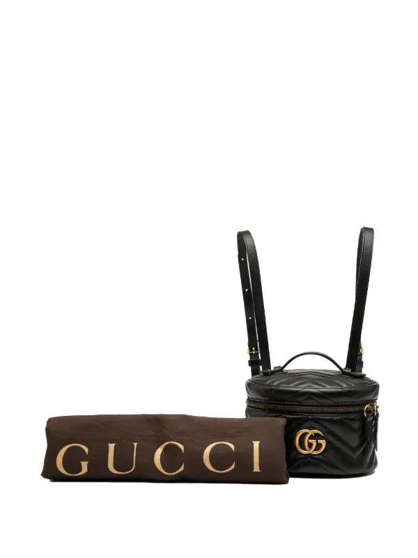 Gucci Pre-Owned 2016-2025 Mini GG Marmont Matelasse Leather  display picture 2