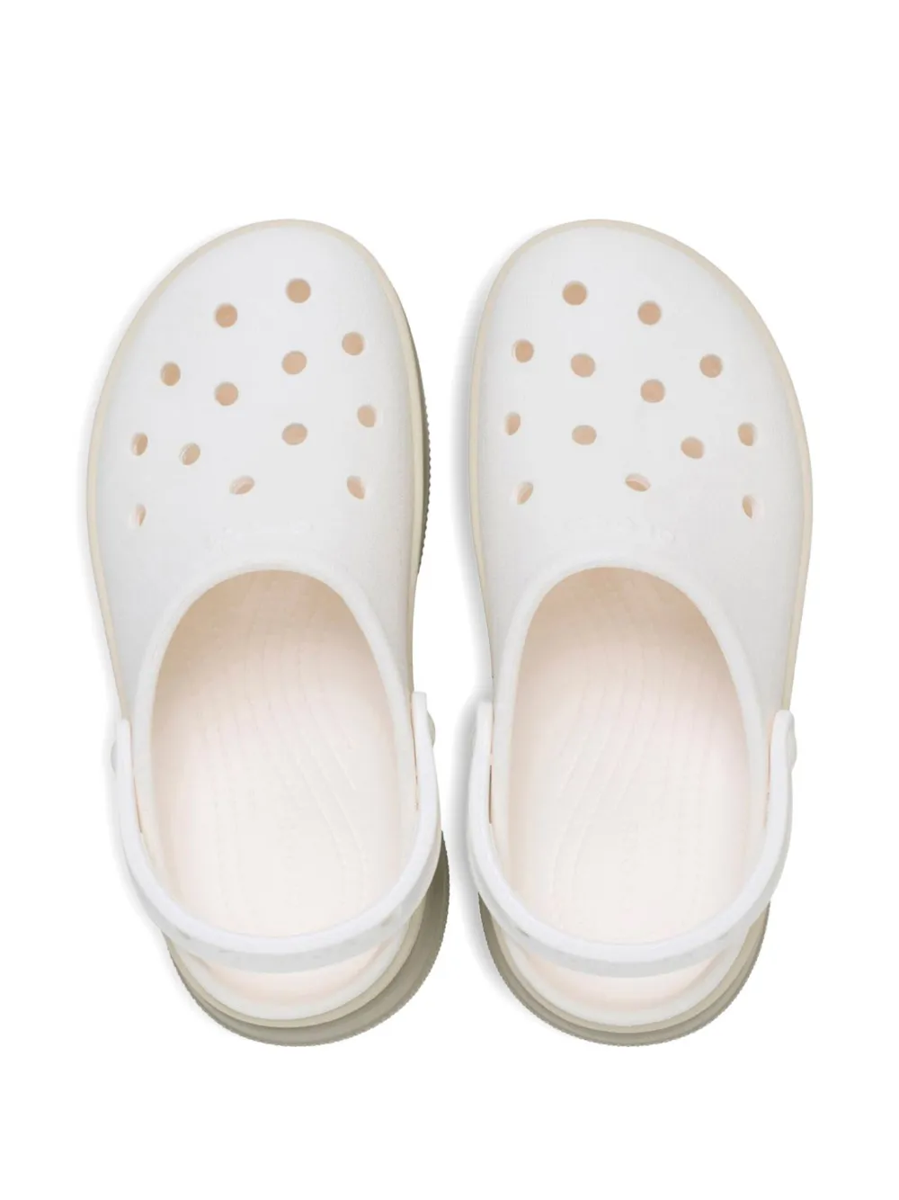 Crocs Sneakers met plateauzool Wit