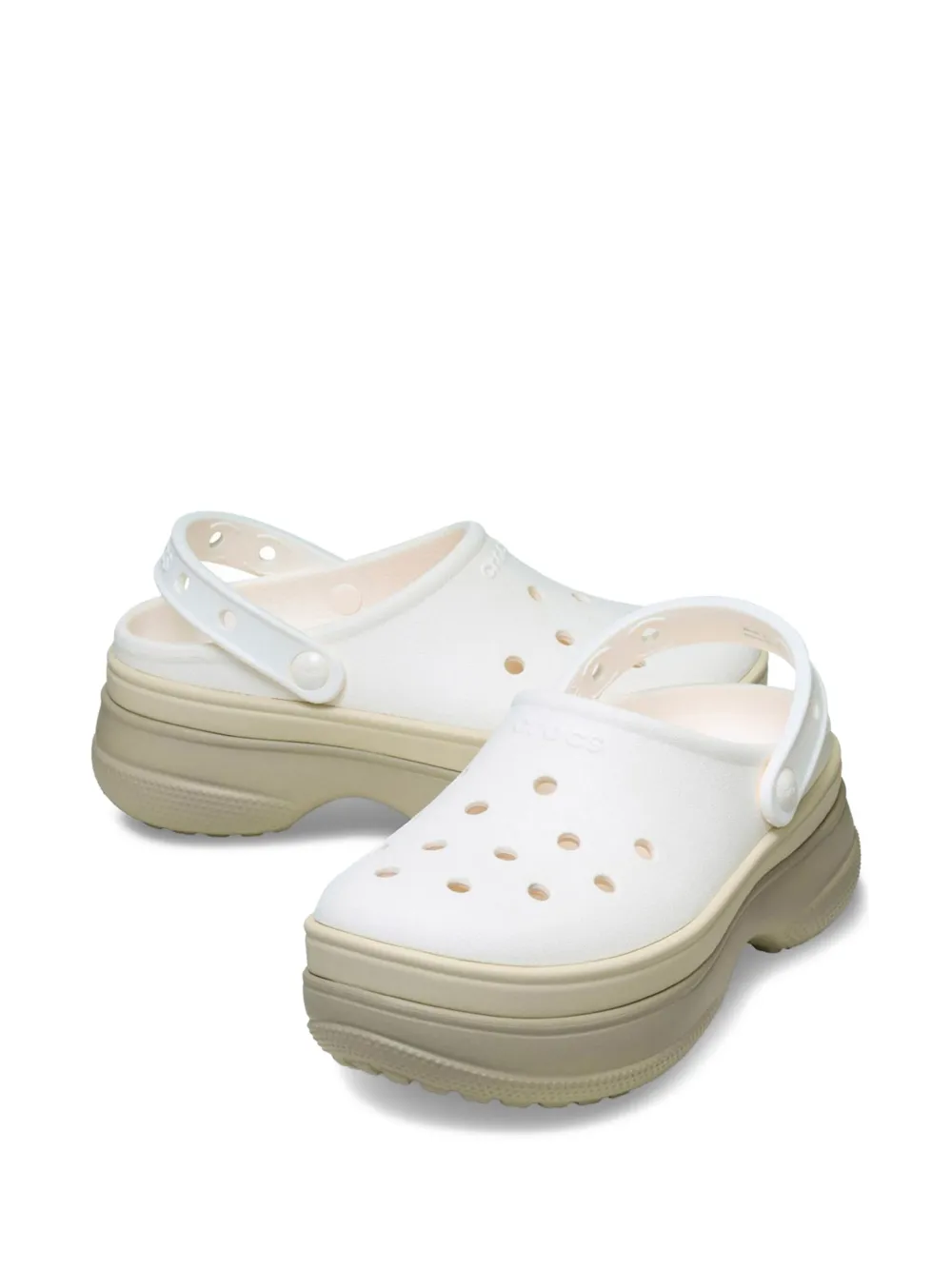 Crocs Sneakers met plateauzool Wit