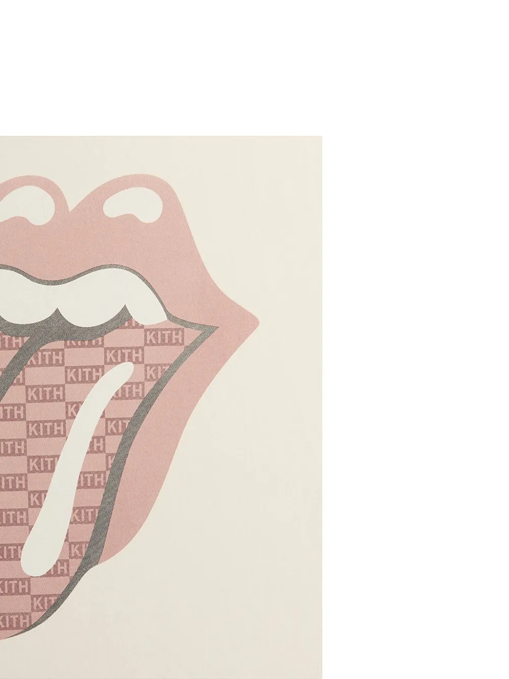 KITH x Rolling Stones Tongue T-shirt - Wit