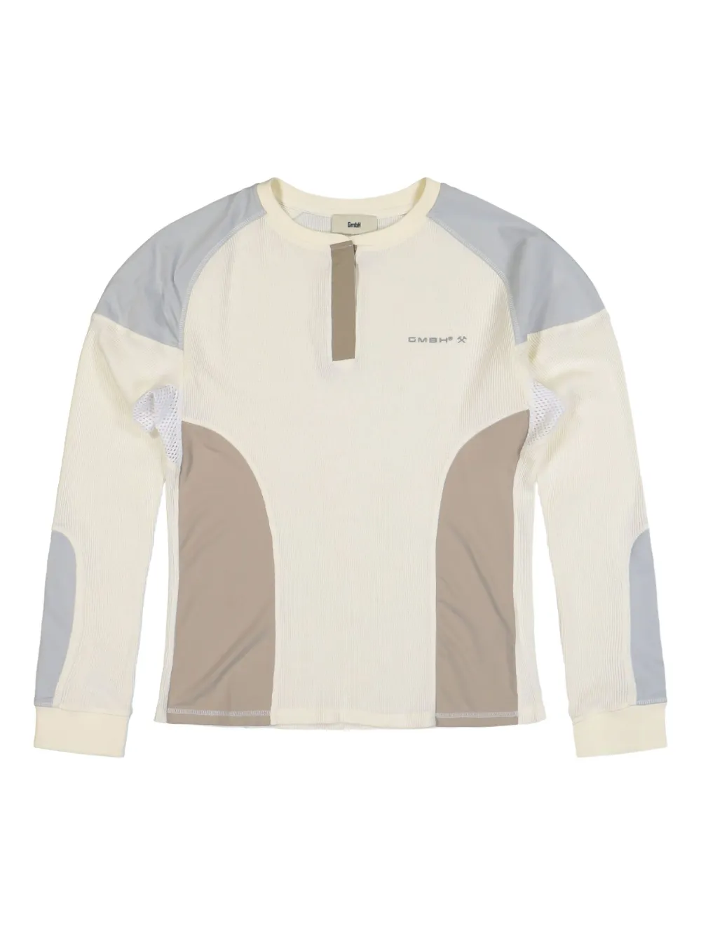 GmbH colour-blocked long-sleeve top - ニュートラル GmbH colour-blocked long-sleeve top - ニュートラル