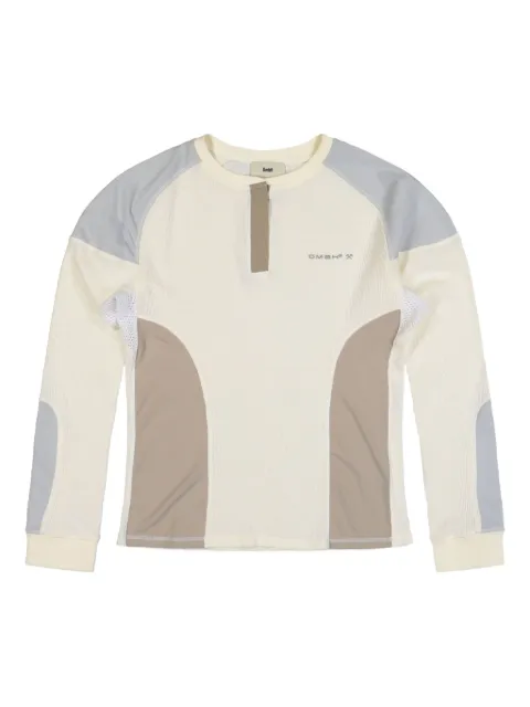 GmbH colour-blocked long-sleeve top