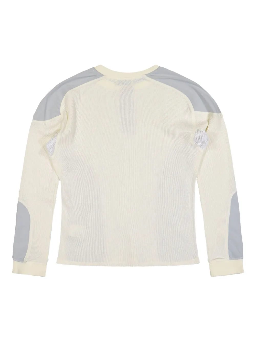 GmbH colour-blocked long-sleeve top - Beige