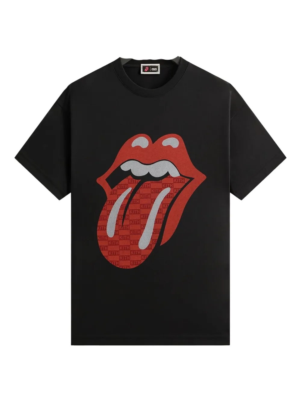 KITH x Rolling Stones Tongue T-shirt | Black | Image 1