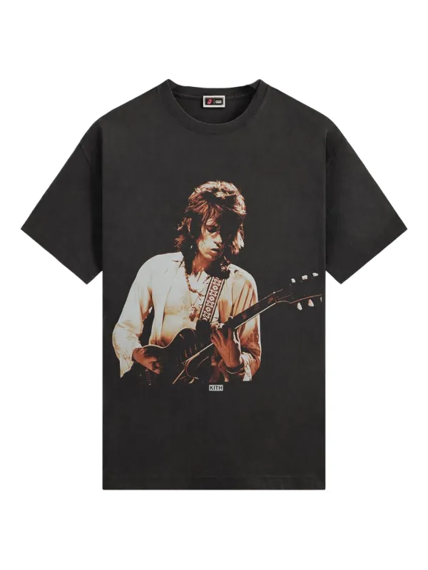 KITH x Rolling Stones Keith Richards Tシャツ | ブラック | FARFETCH JP
