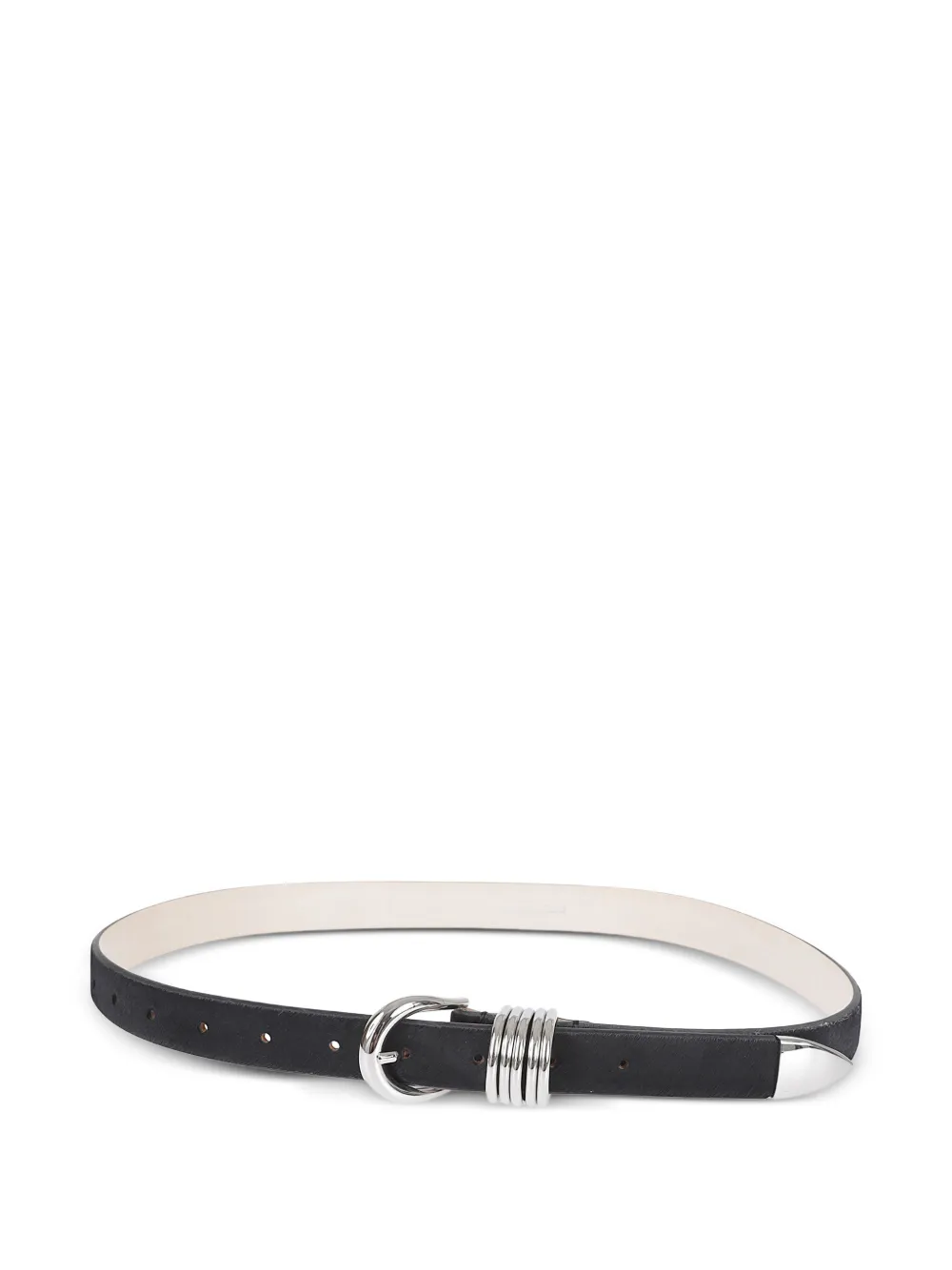 Déhanche Holly riem met ringdetail - Zwart