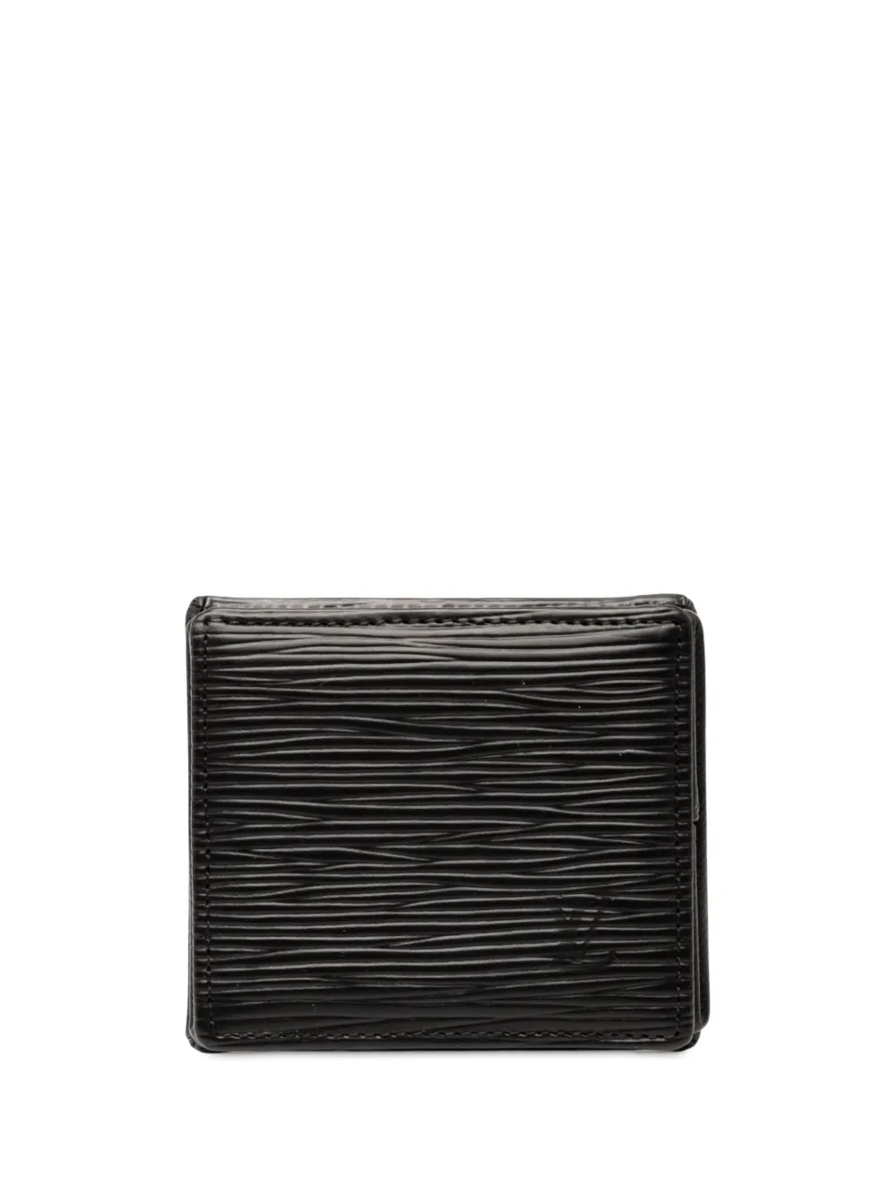 Louis Vuitton Pre-Owned 1998 Epi Porte Monnaie Boite Case coin pouch | Black | Image 1