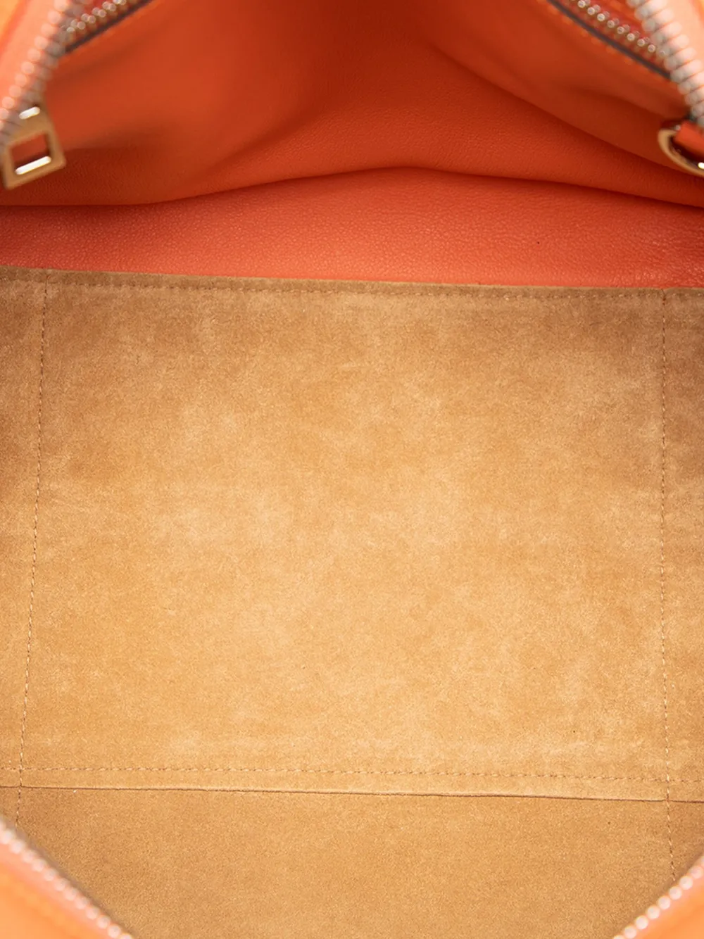 Pre-owned Loewe 2014 Medium Leather Amazona 75 Satchel In Orange