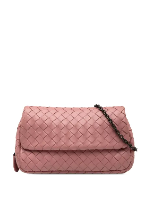 Bottega Veneta Pre-Owned 2012-2025 Mini Nappa Intrecciato Expandable Chain crossbody bag