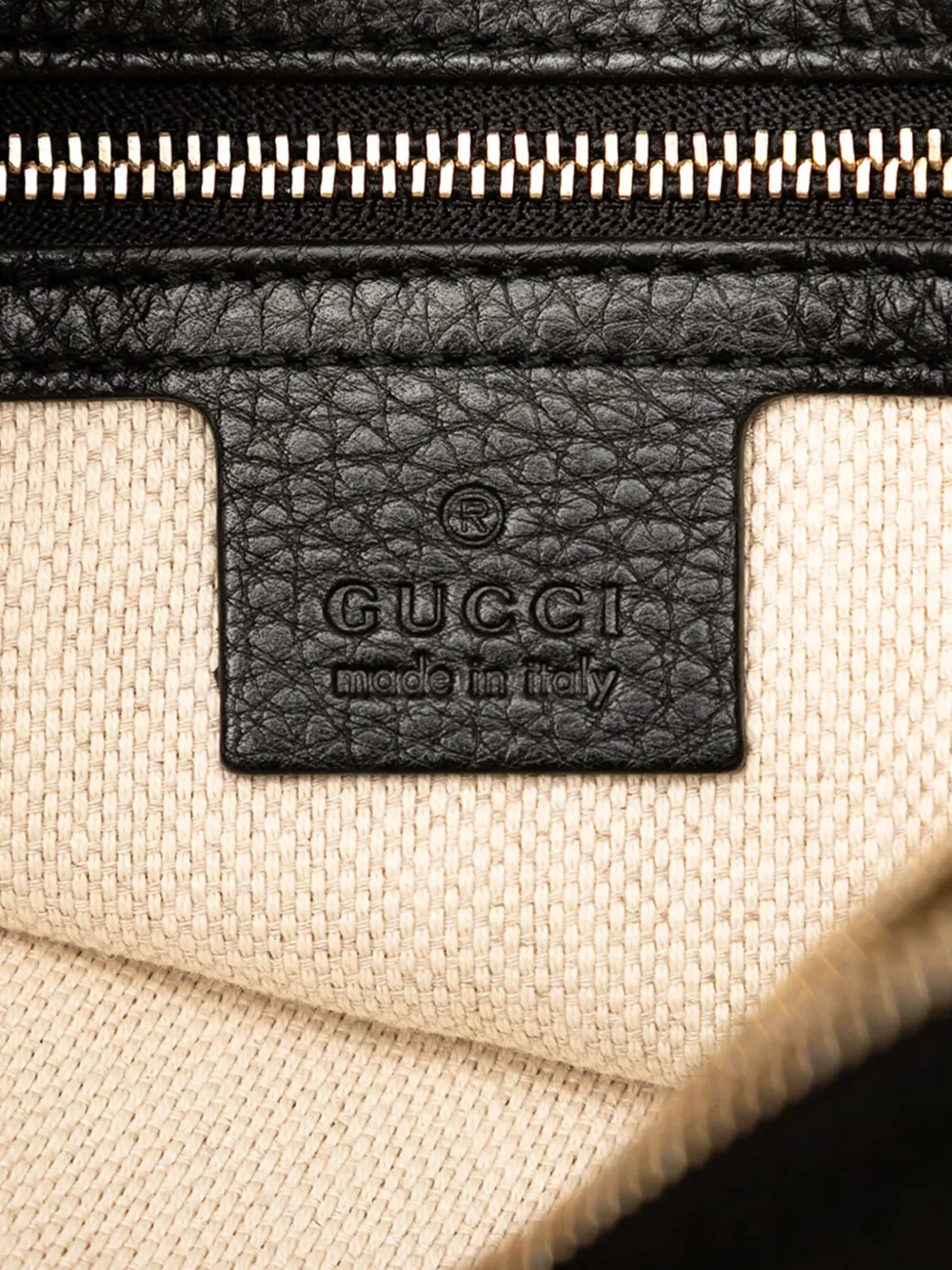 Pre-owned Gucci 2000-2015 Medium Leather Soho Working Satchel In Black