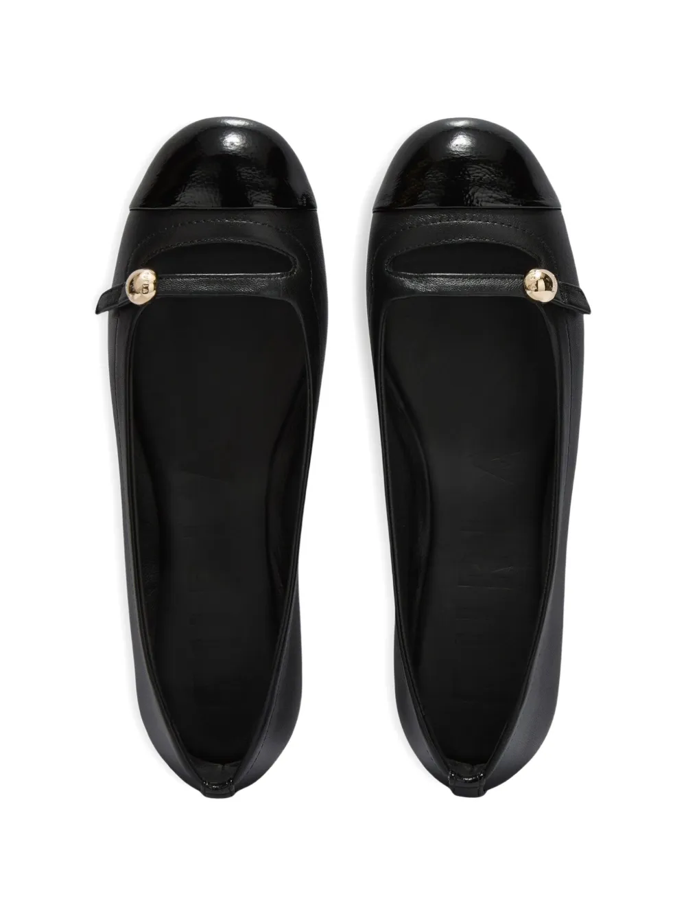 Furla Verfraaide ballerina's Zwart