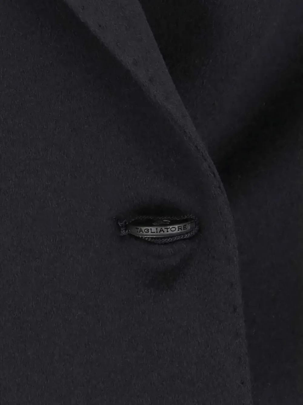 Tagliatore J Caris Button Cashmere Blazer In Black