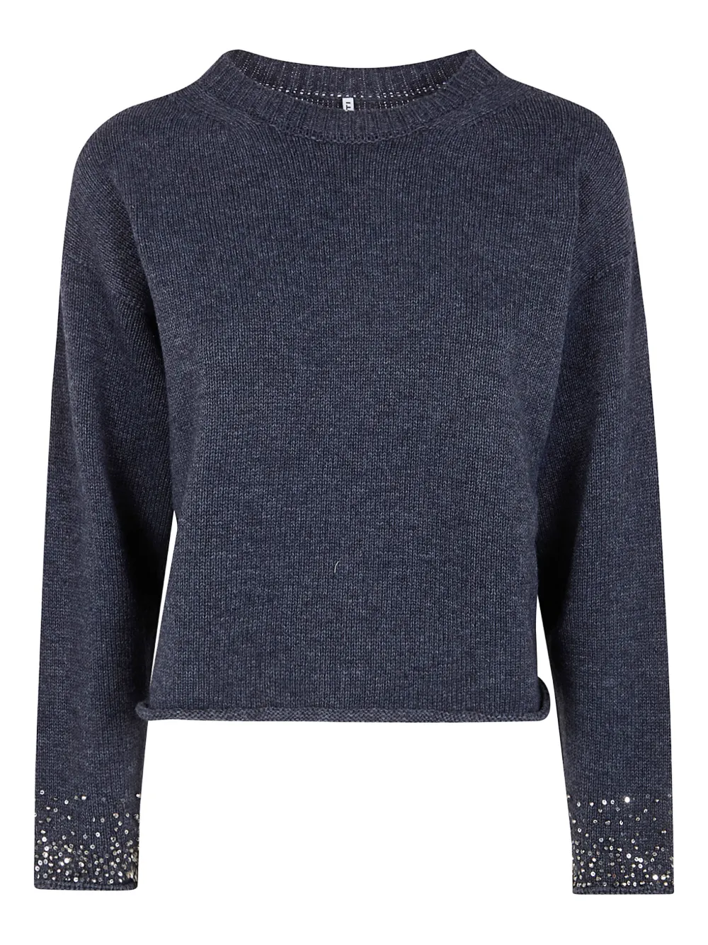 Liviana Conti embellished sweater - Blau