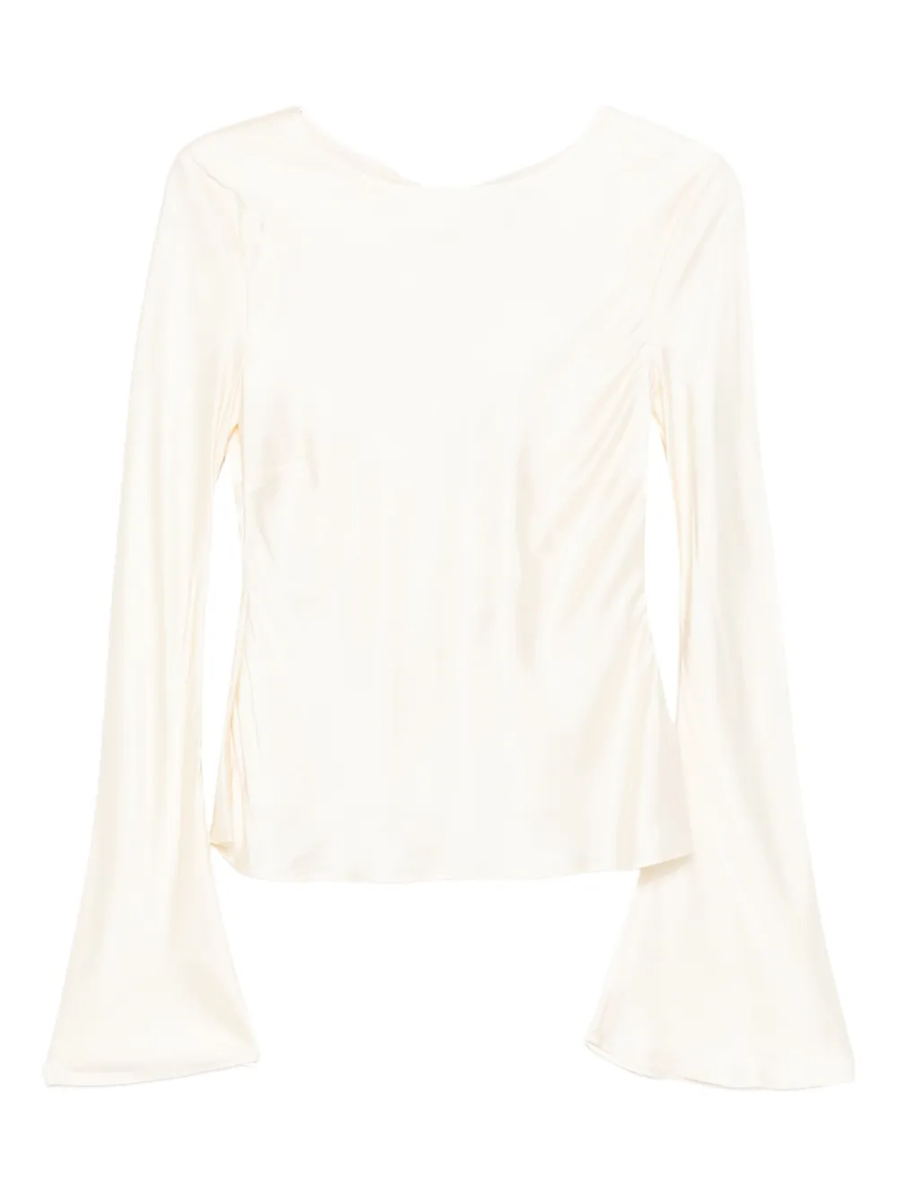 GANNI Blusa a maniche lunghe - Toni neutri