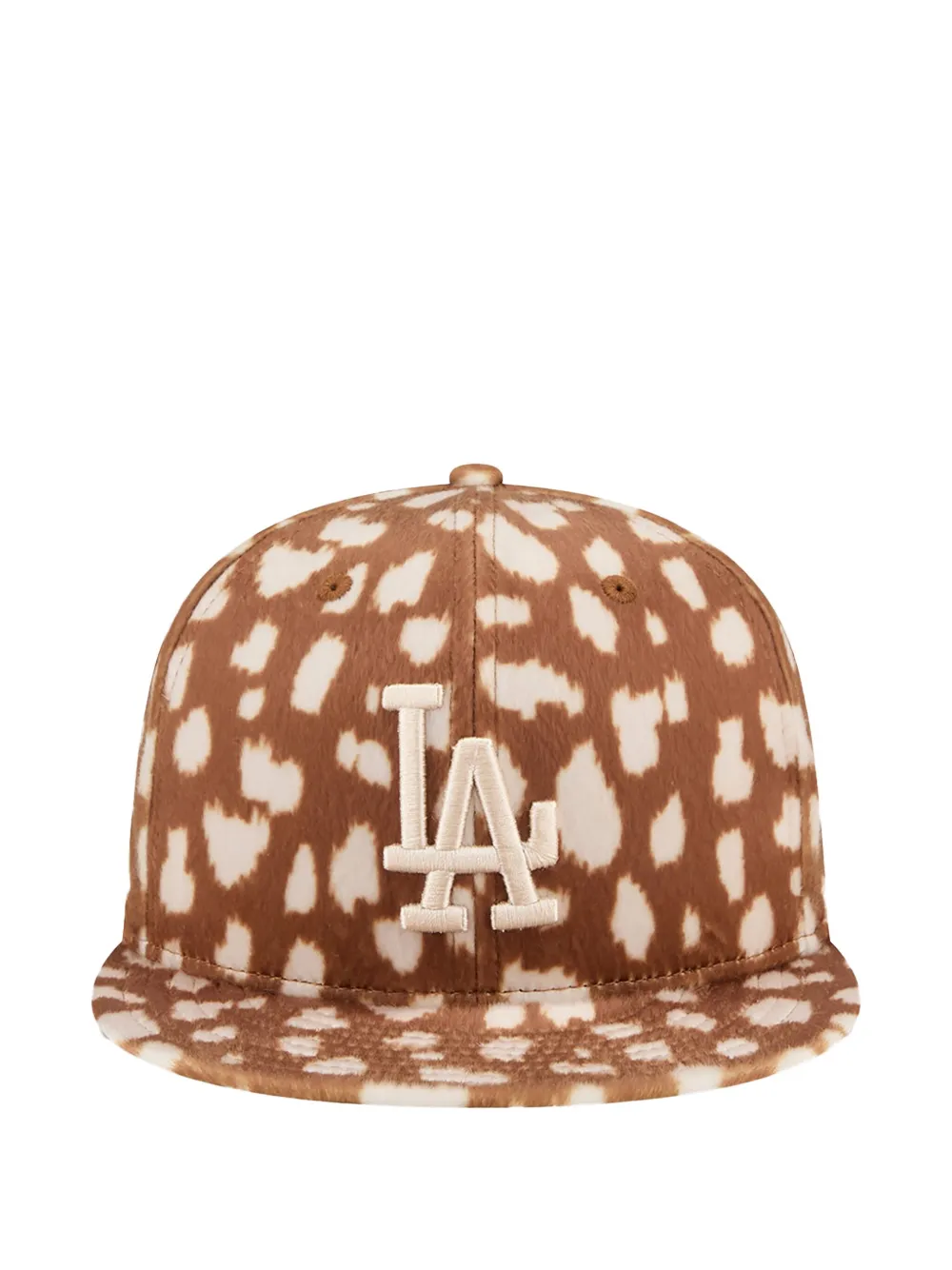 NEW ERA CAP x Los Angeles Dodgers animal-print baseball cap - ブラウン
