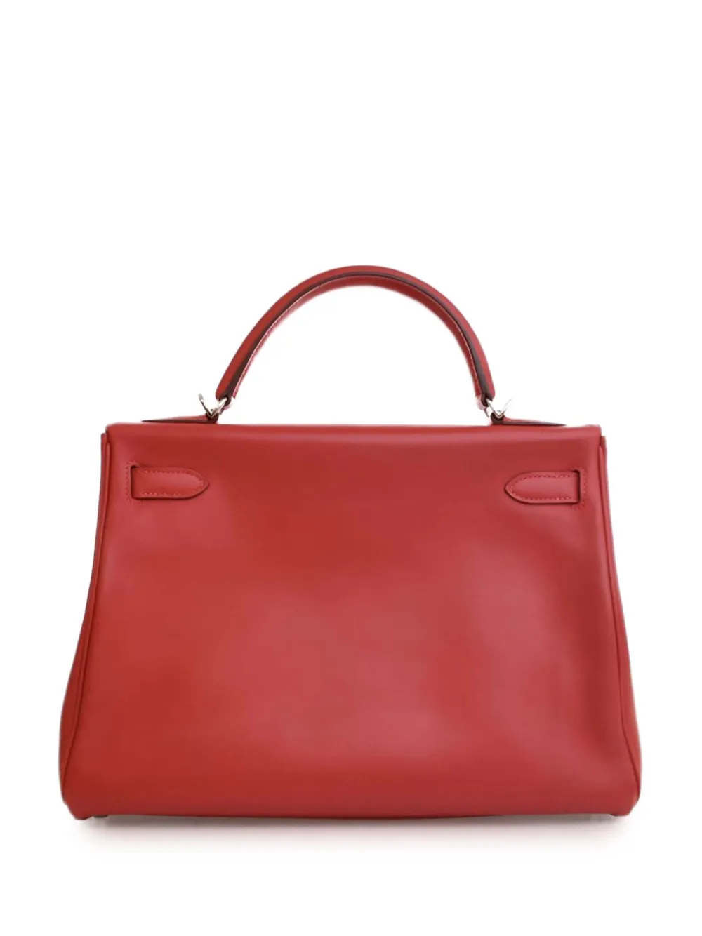 Pre-owned Hermes 2008 Swift Kelly Ii Retourne 32 Satchel In Red