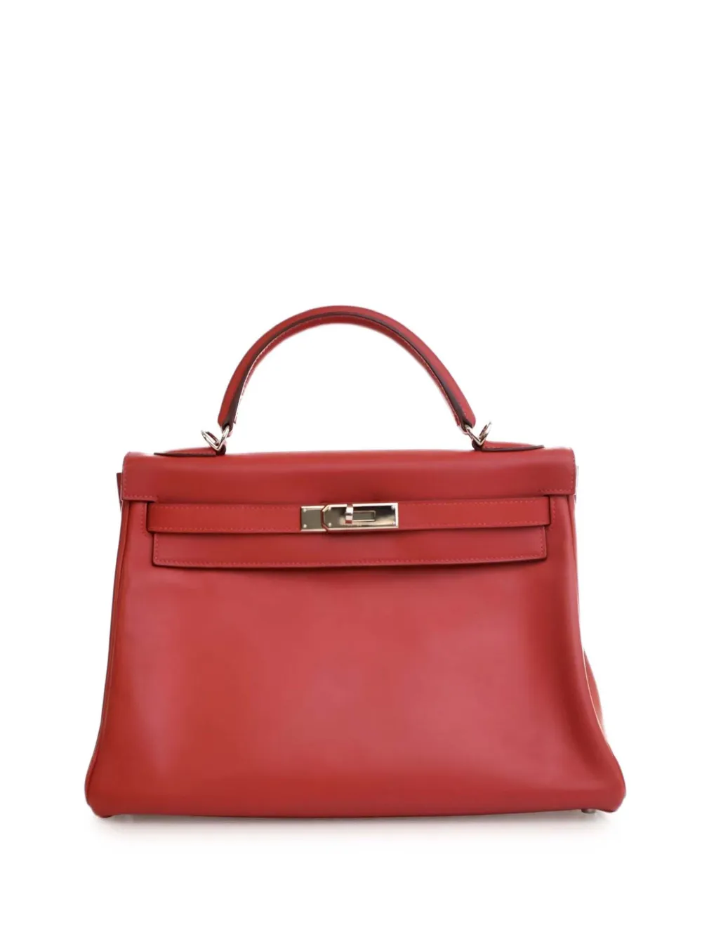 Hermès Pre-Owned 2008 Swift Kelly II Retourne 32 satchel | Red | Image 1