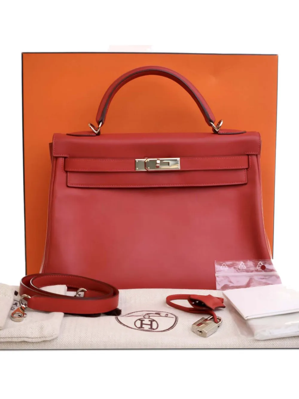 Hermès Pre-Owned 2008 Swift Kelly II Retourne 32 satchel | Pre-Owned | Image 2