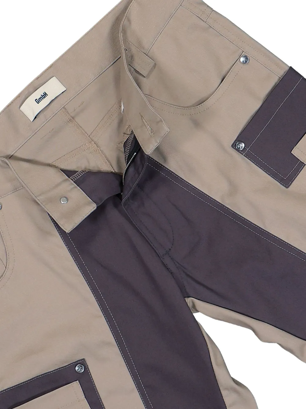 GmbH Cargo broek met kniepatch Beige