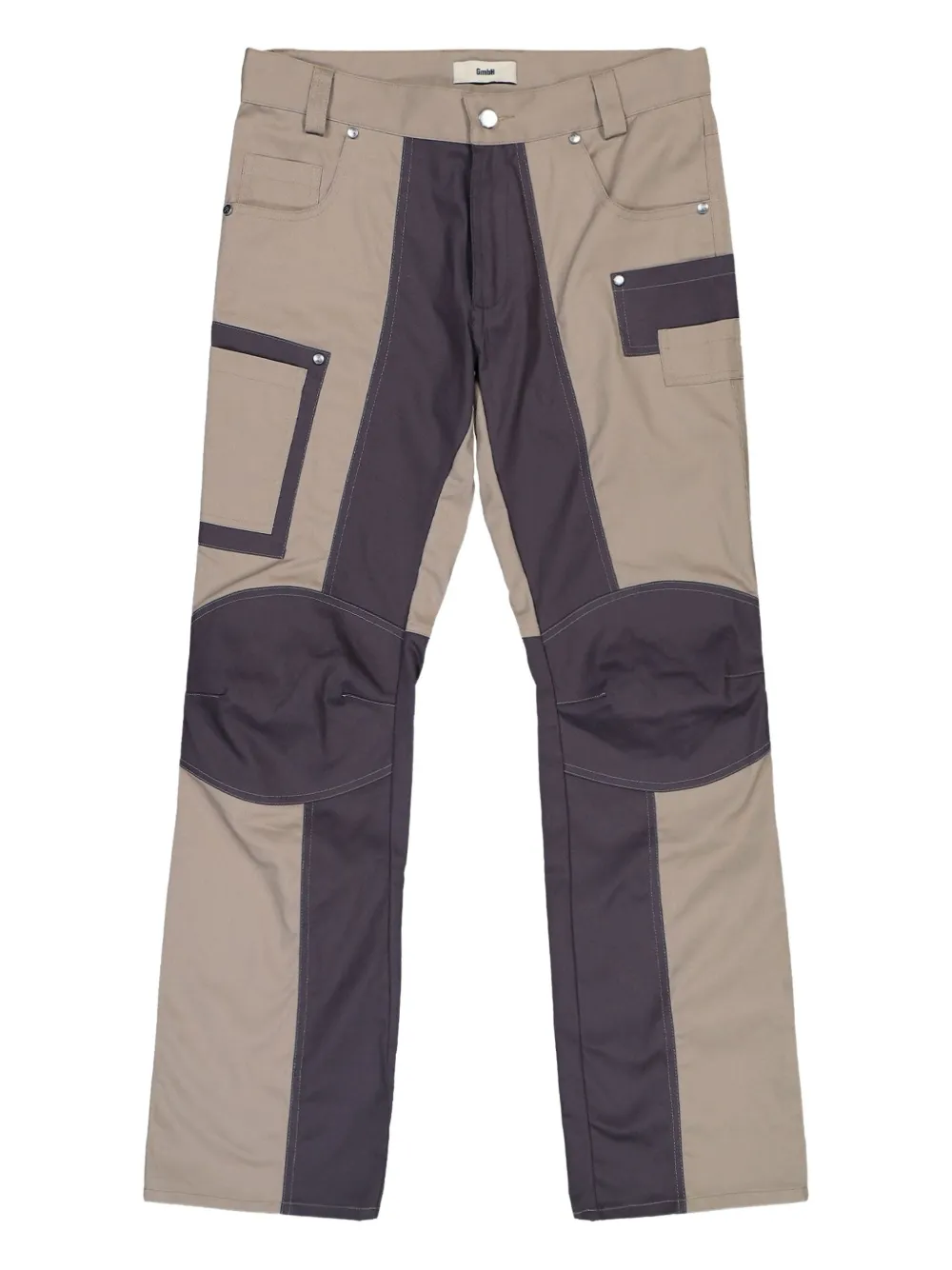 GmbH knee-patch cargo pants - Toni neutri
