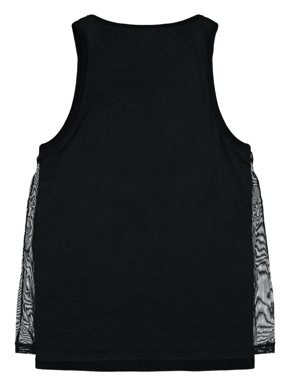 GmbH round-neck tank top - Zwart
