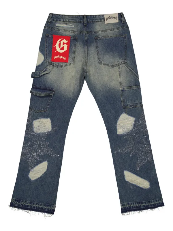 GODSPEED Crystal Vizion Jeans | Blue | FARFETCH