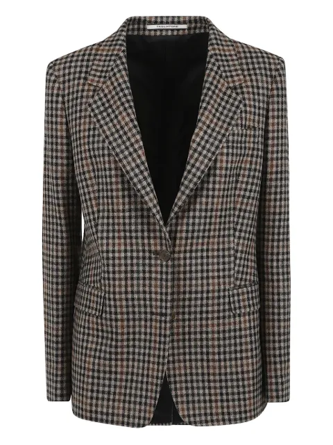 Tagliatore houndstooth-pattern button blazer