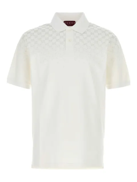 Gucci logo piquet polo shirt