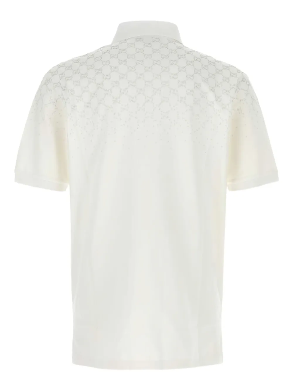 Gucci logo piquet polo shirt - Wit