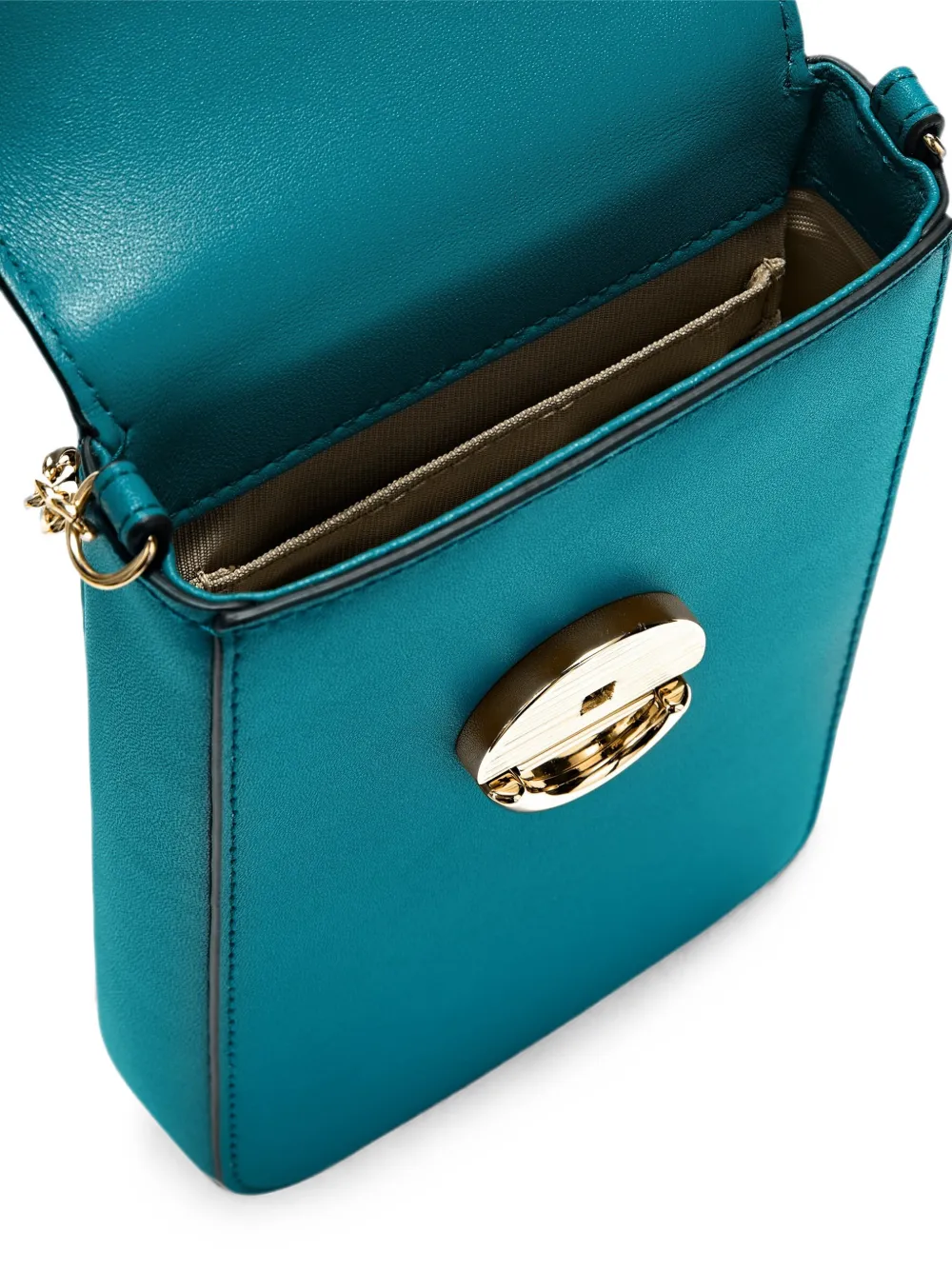 Furla Signature Sphere verticale crossbodytas Blauw