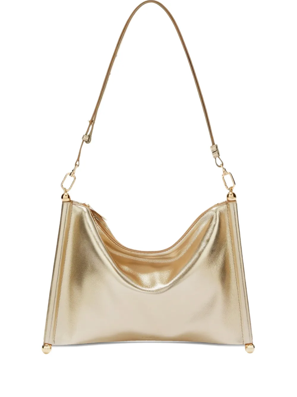 Furla Sfera Soft Shoulder Bag In Gold