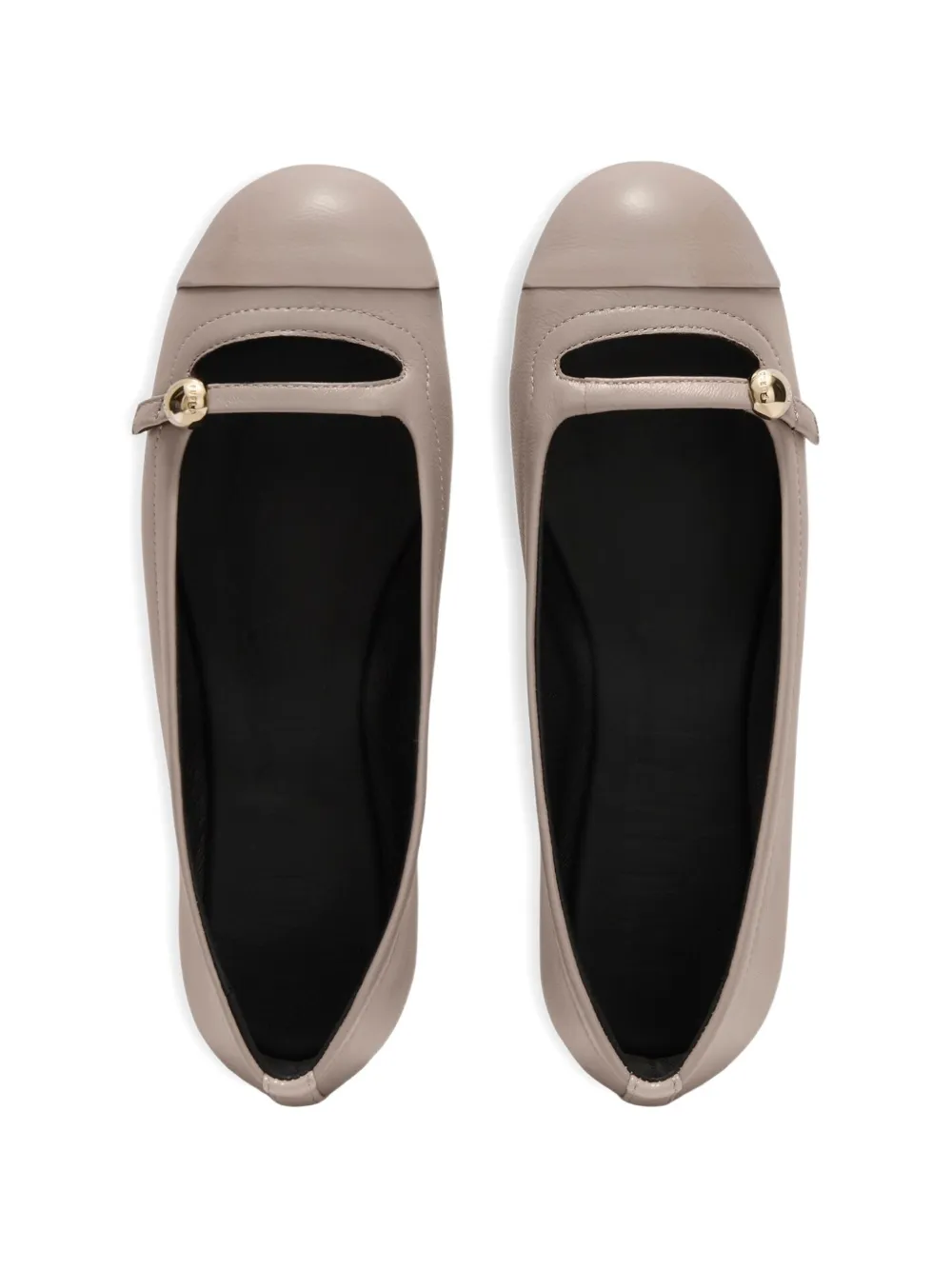 Furla Mary Jane ballerina's met Sfera-detail Beige