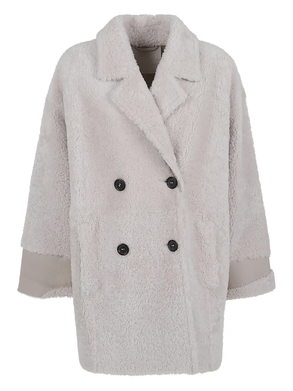 Desa 1972 double-breasted coat | Neutrals | Image 1
