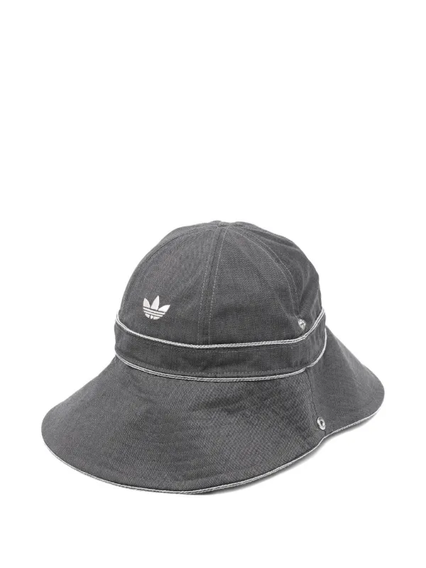 Wales Bonner X Wales Bonner Bucket Hat in Grey