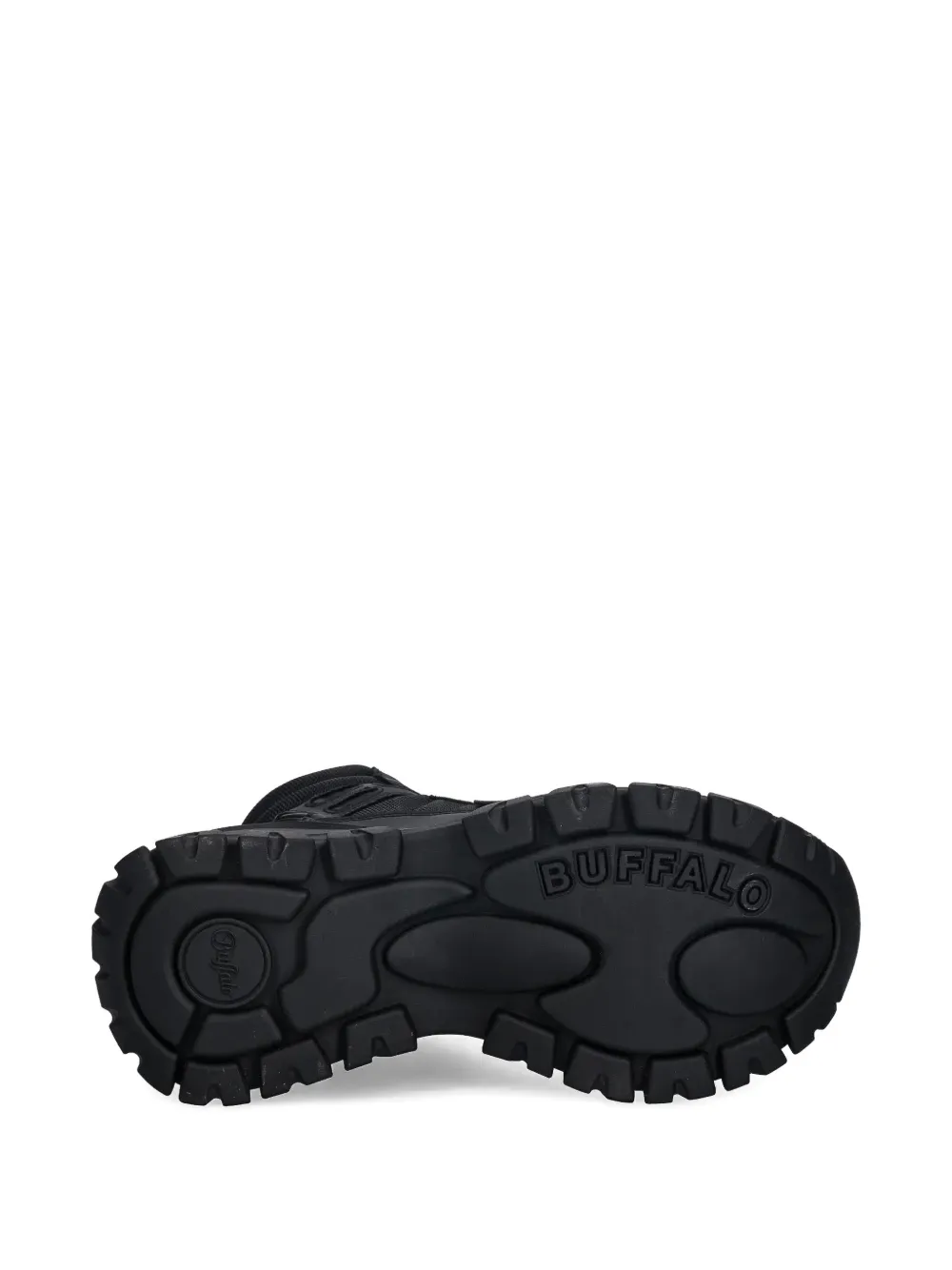 Buffalo Lola Zip Lace-up Sneakers In Black