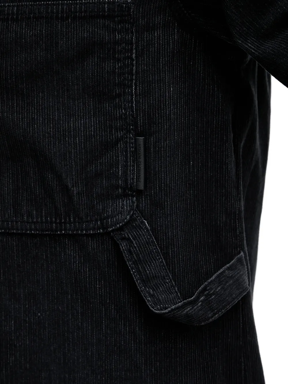 Armani Exchange Ribfluwelen overhemd Zwart