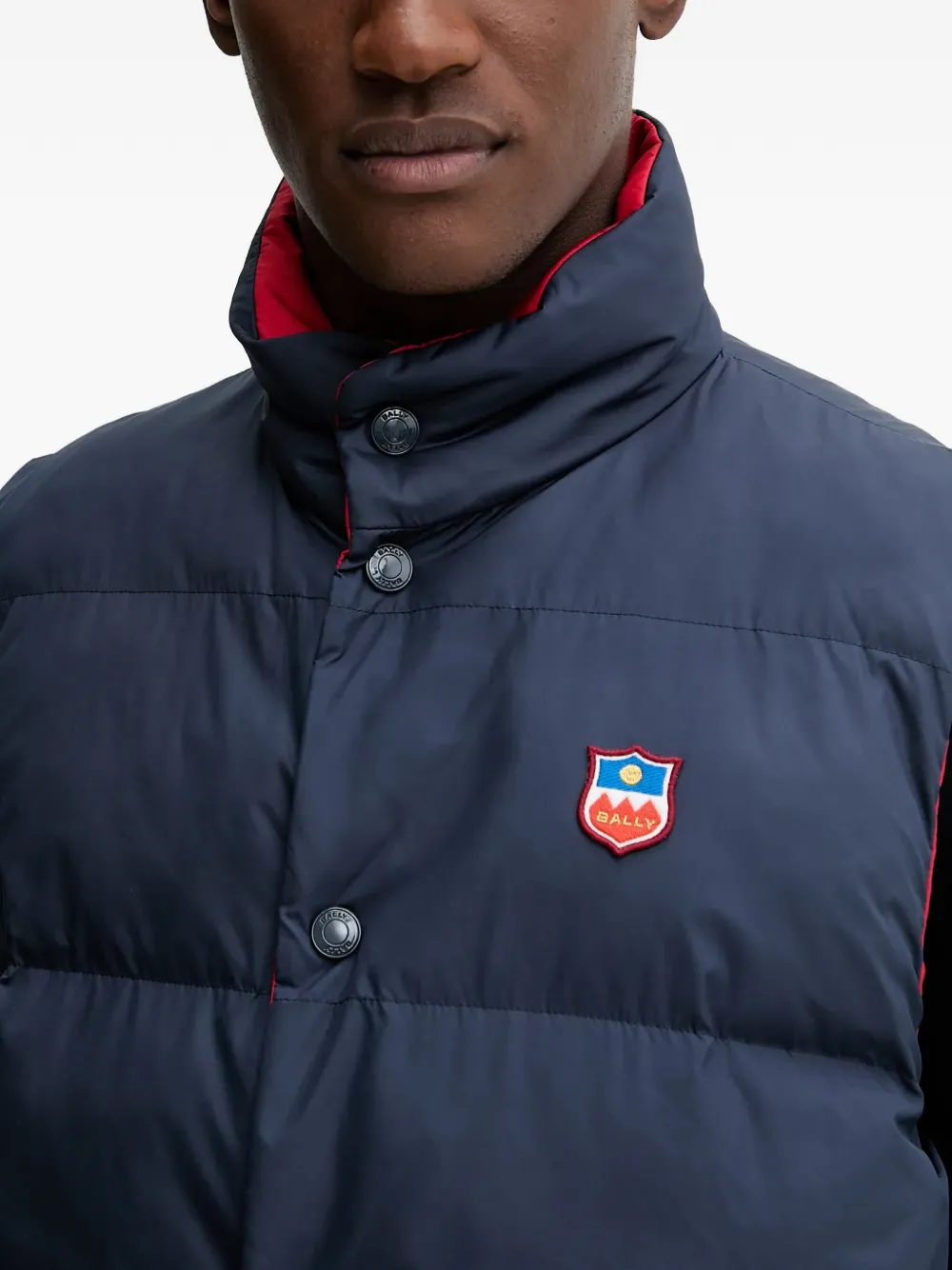 Bally Omkeerbare bodywarmer met knopen Blauw