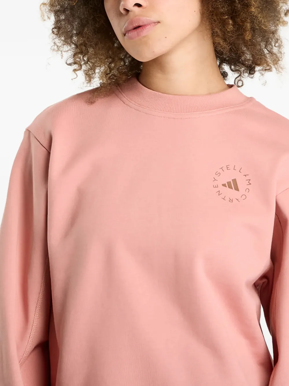 adidas by Stella McCartney Sweater met logo Roze