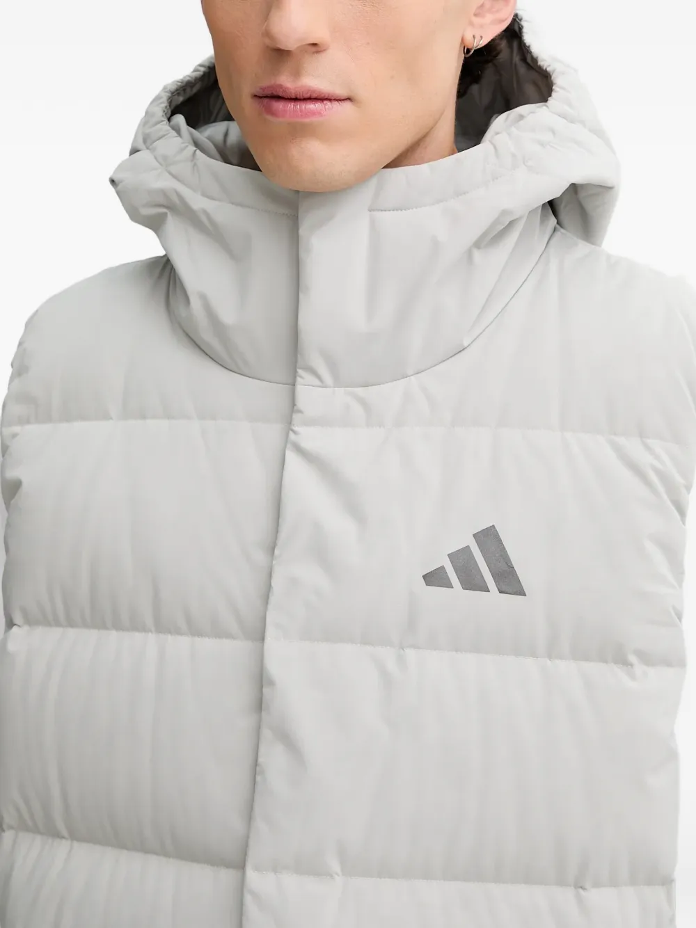 adidas Bodywarmer met capuchon Grijs