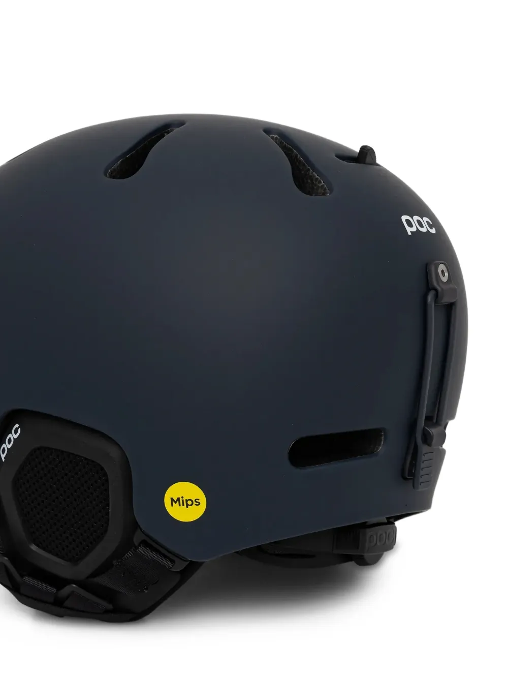 POC Mips skihelm met uitgesneden detail Blauw