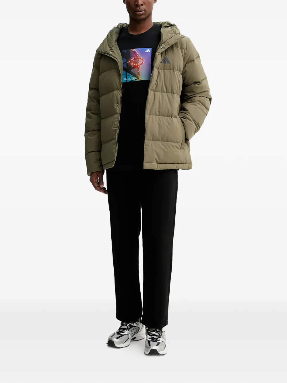 adidas hooded padded jacket | Hooded Jackets | Image 2