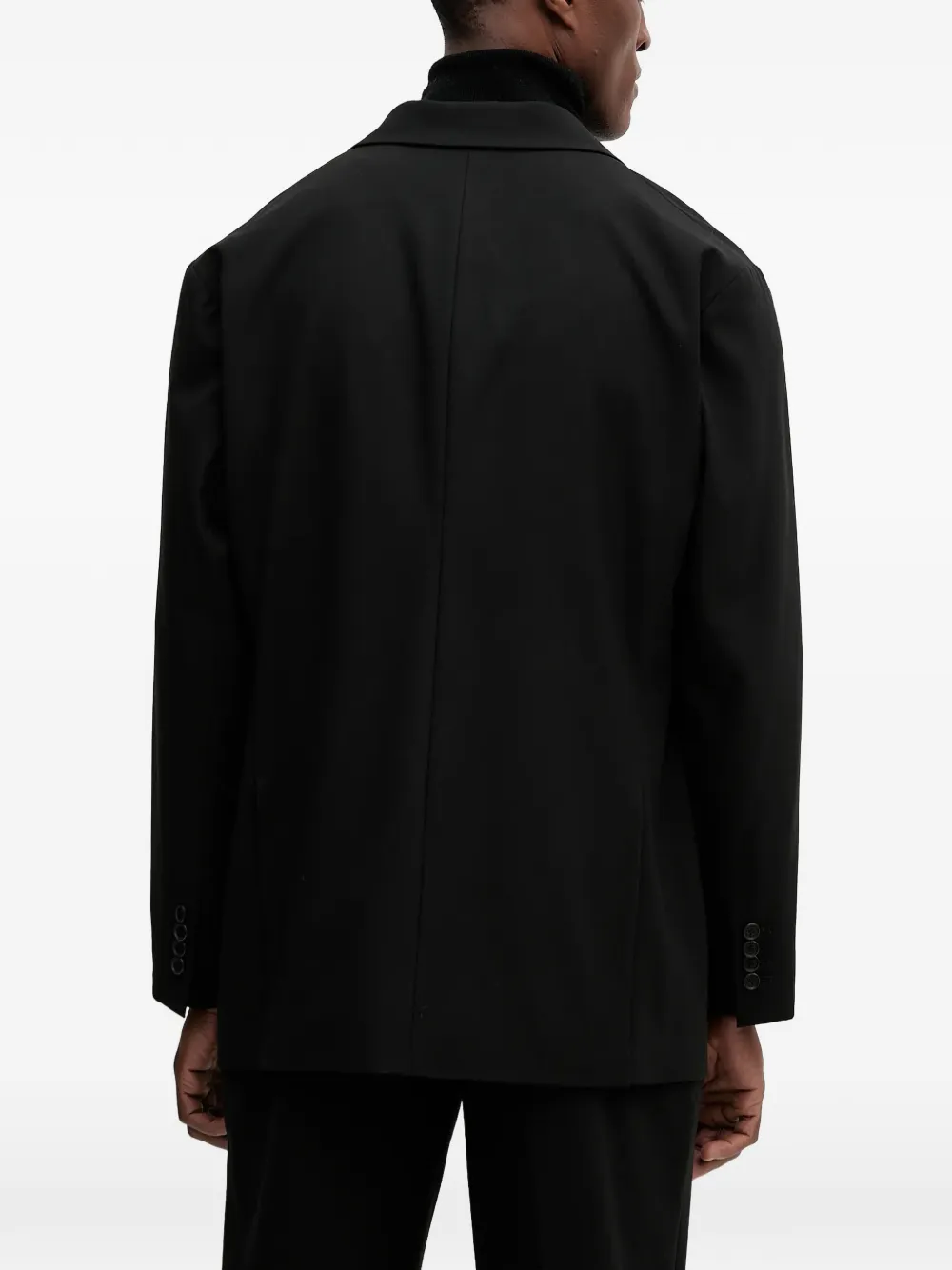  Armani Exchange Single-breasted Blazer - Black 