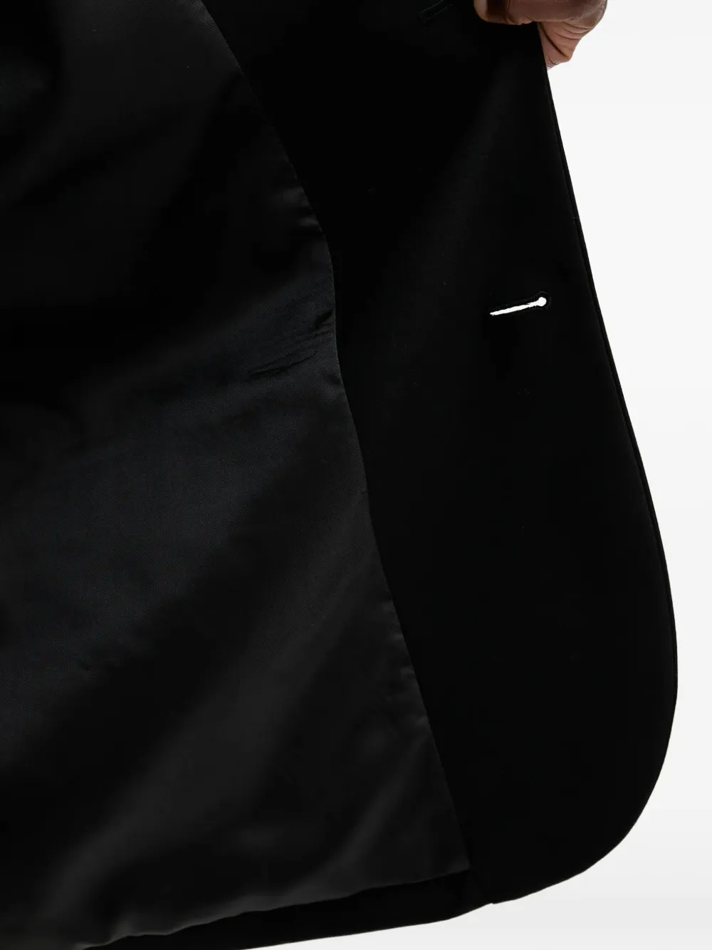 Armani Exchange Blazer met enkele rij knopen Zwart